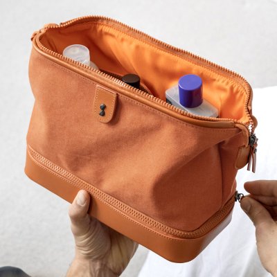 画像3: 【STACKERS】キャンバス　ドクターズ　スタイル　ウォッシュバッグ　キャンバス グリーン　Canvas Doctor’s style Wash Bag  Canvas Green  スタッカーズ 　イギリス　ロンドン