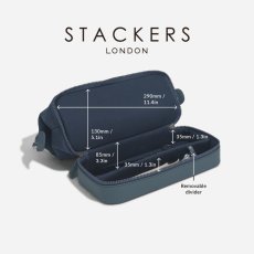 画像15: 【STACKERS】キャンバス　ドクターズ　スタイル　ウォッシュバッグ　キャンバス ブルー　Canvas Doctor’s style Wash Bag  Canvas Blue  スタッカーズ 　イギリス　ロンドン (15)