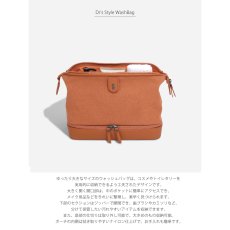 画像7: 【STACKERS】キャンバス　ドクターズ　スタイル　ウォッシュバッグ　キャンバス オレンジ　Canvas Doctor’s style Wash Bag Canvas Orenge  スタッカーズ 　イギリス　ロンドン (7)