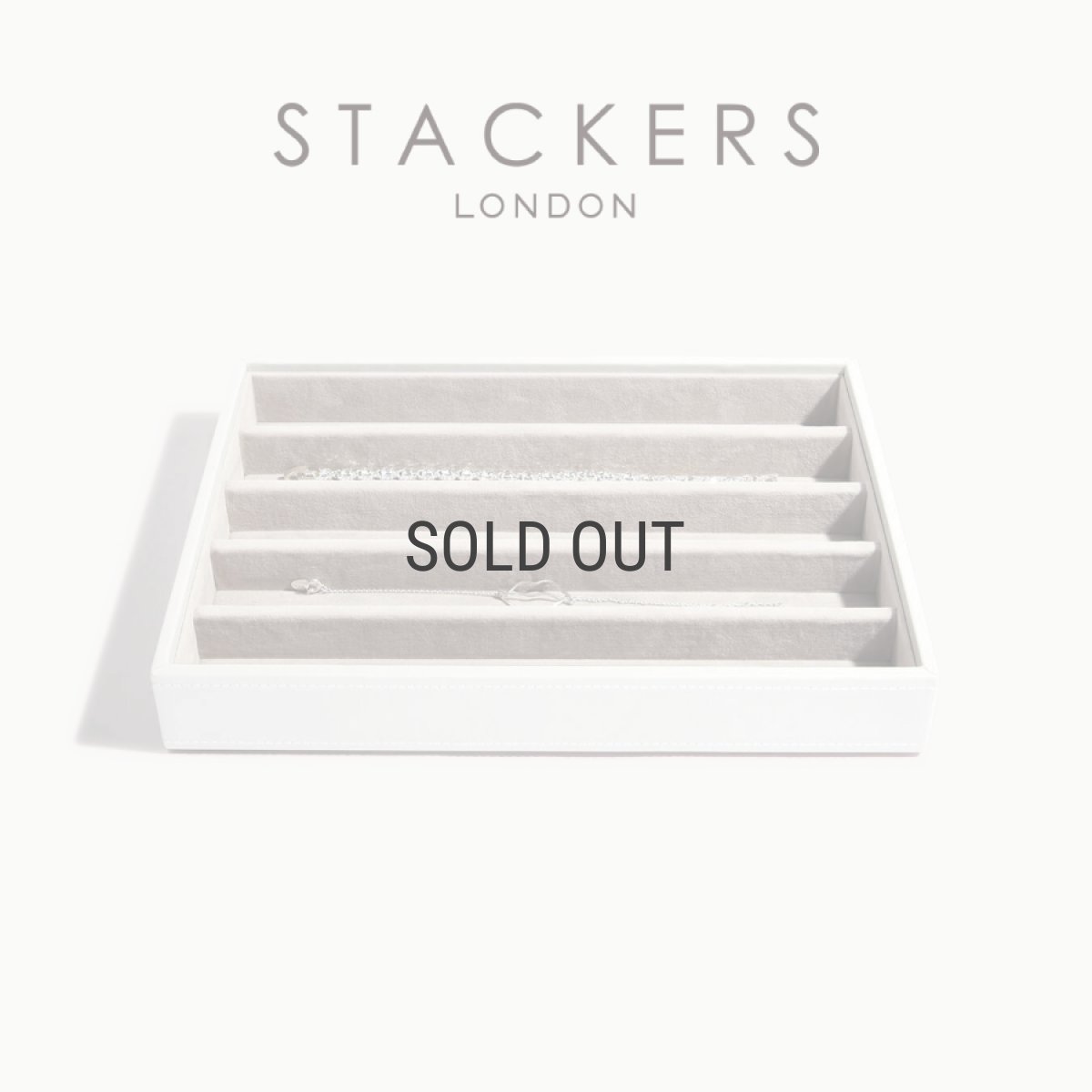 画像1: 【STACKERS】 クラシック ジュエリーボックス 5sec ホワイト White スタッカーズ イギリス ロンドン (1)