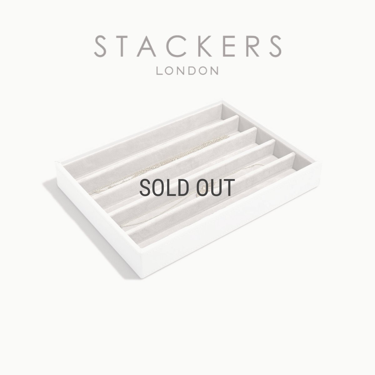 画像2: 【STACKERS】 クラシック ジュエリーボックス 5sec ホワイト White スタッカーズ イギリス ロンドン (2)
