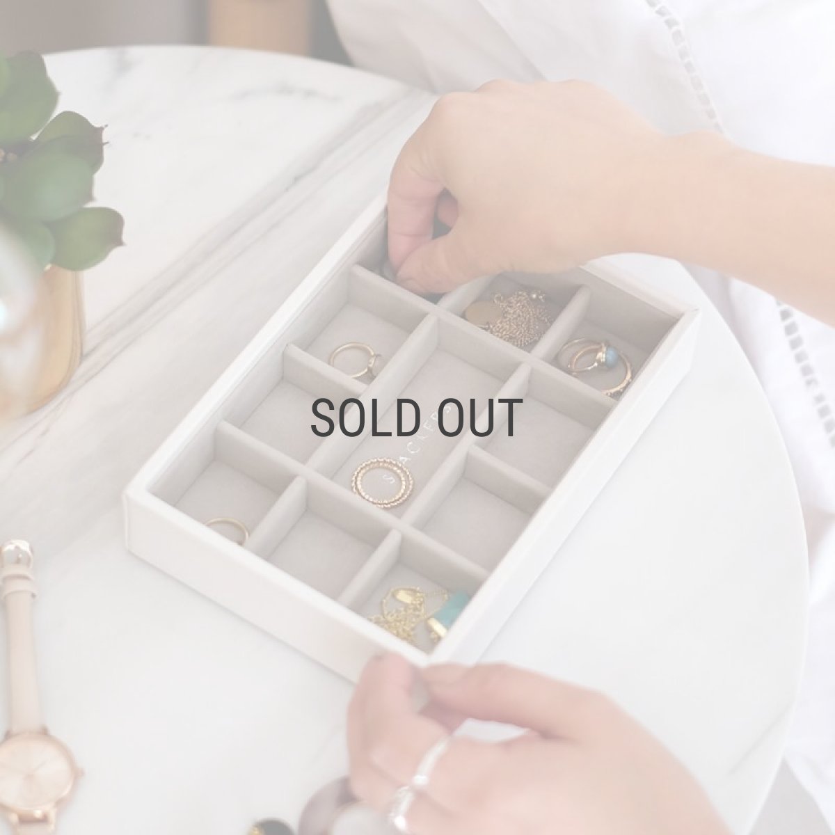 画像11: 【STACKERS】ミニ ジュエリーボックス 11sec  11個仕切り ホワイト White スタッカーズ イギリス ロンドン (11)