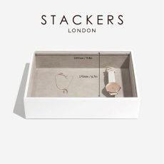 画像11: 【STACKERS】クラシック ジュエリーボックス  Open オープン  ホワイト White スタッカーズ ロンドン イギリス (11)