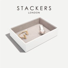 画像2: 【STACKERS】クラシック ジュエリーボックス  Open オープン  ホワイト White スタッカーズ ロンドン イギリス (2)