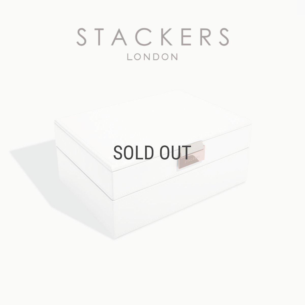 画像2: 【STACKERS】クラシック　ジュエリーボックス　選べる2個セット 2set　ホワイト＆ローズゴールド　White&RoseGold　スタッカーズ (2)
