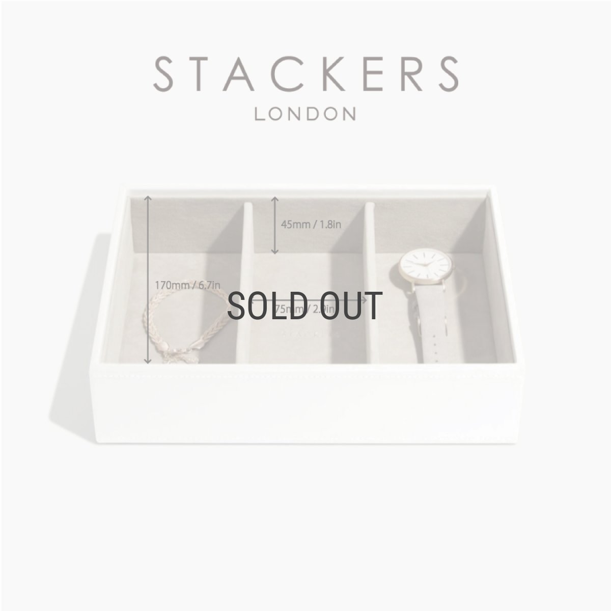 画像13: 【STACKERS】 クラシック ジュエリーボックス 3sec ホワイト White スタッカーズ ロンドン イギリス (13)
