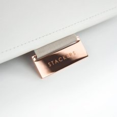 画像16: 【STACKERS】ミニ ジュエリーボックス Lid　ホワイト&ローズゴールド White & Rosegold スタッカーズ ロンドン イギリス (16)