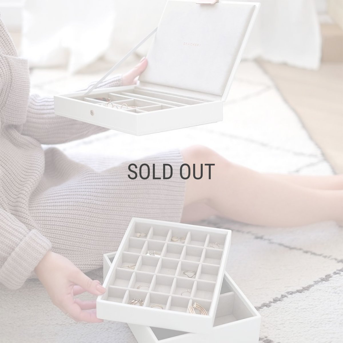 画像14: 【STACKERS】クラシック　ジュエリーボックス 選べる 3個セット　ホワイト&ローズゴールド　Whtie & Rose Gold スタッカーズ (14)