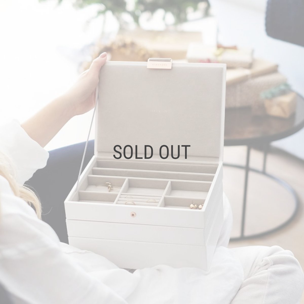 画像14: 【STACKERS】クラシック　ジュエリーボックス 選べる4個セット  4set ホワイト＆ローズゴールド　White&RoseGold (14)