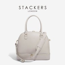 画像1: 【STACKERS】ハンドバッグ　トープ　グレージュ　Handbag Taupe スタッカーズ ロンドン　UK (1)