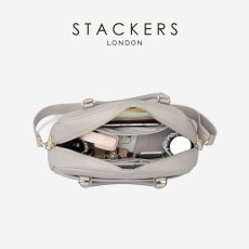 画像14: 【STACKERS】ハンドバッグ　トープ　グレージュ　Handbag Taupe スタッカーズ ロンドン　UK (14)