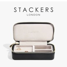 画像1: 【STACKERS】トラベル ジュエリーボックス M ブラック Black (1)