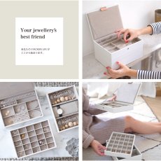 画像5: 【STACKERS】クラシック　ジュエリーボックス 選べる4個セット  4set ホワイト＆ローズゴールド　White&RoseGold (5)