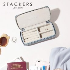 画像2: 【STACKERS】トラベル ジュエリーボックス M ダスキーブルー Dusky Blue　スタッカーズ (2)