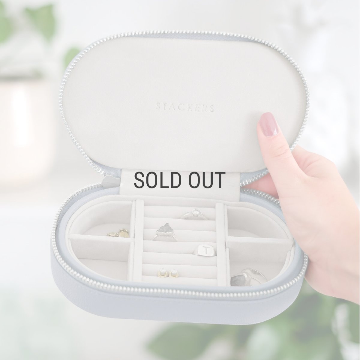 画像12: 【STACKERS】トラベルジュエリーボックス オーバル ラベンダー Lavender Travel Oval　スタッカーズ (12)