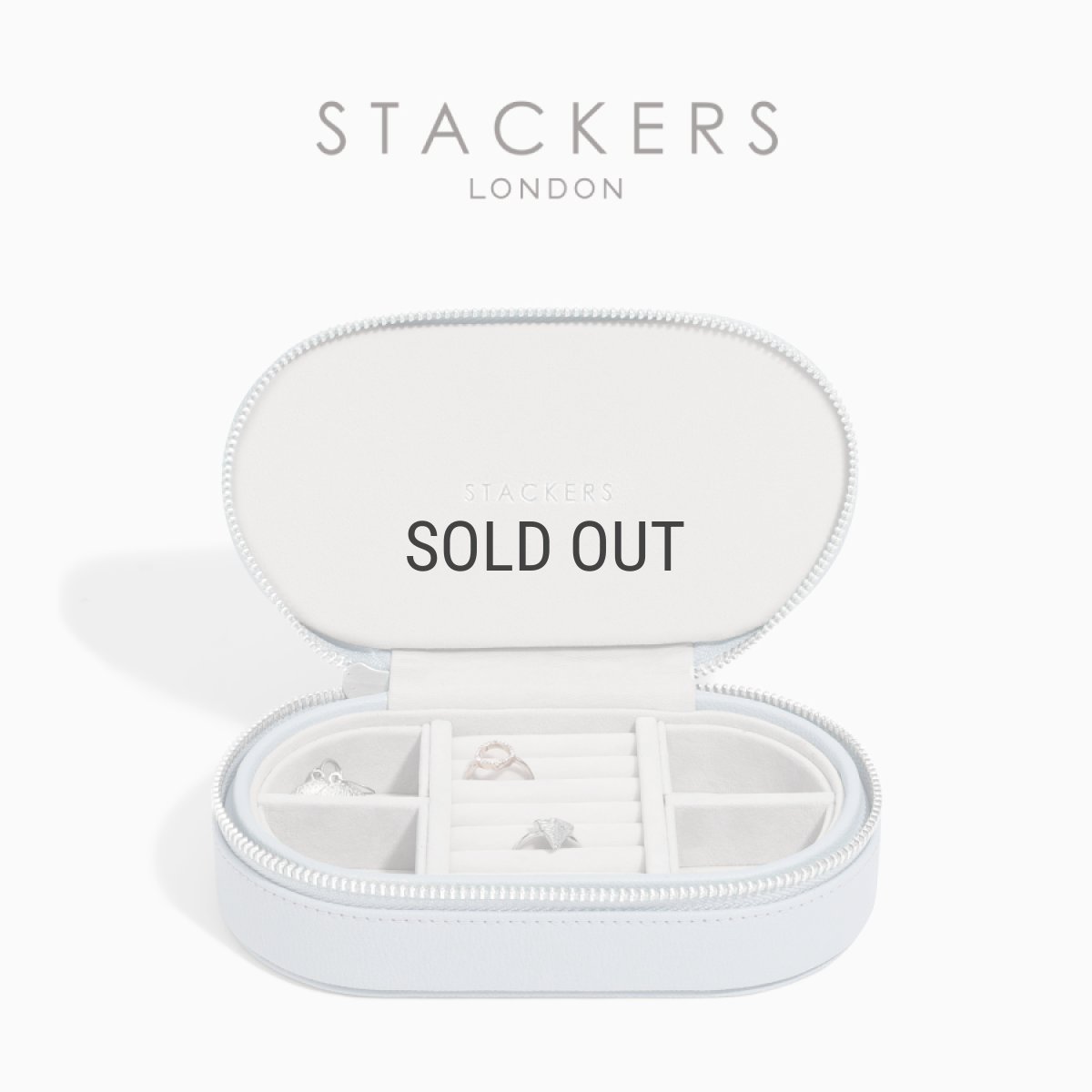 画像1: 【STACKERS】トラベルジュエリーボックス オーバル ラベンダー Lavender Travel Oval　スタッカーズ (1)
