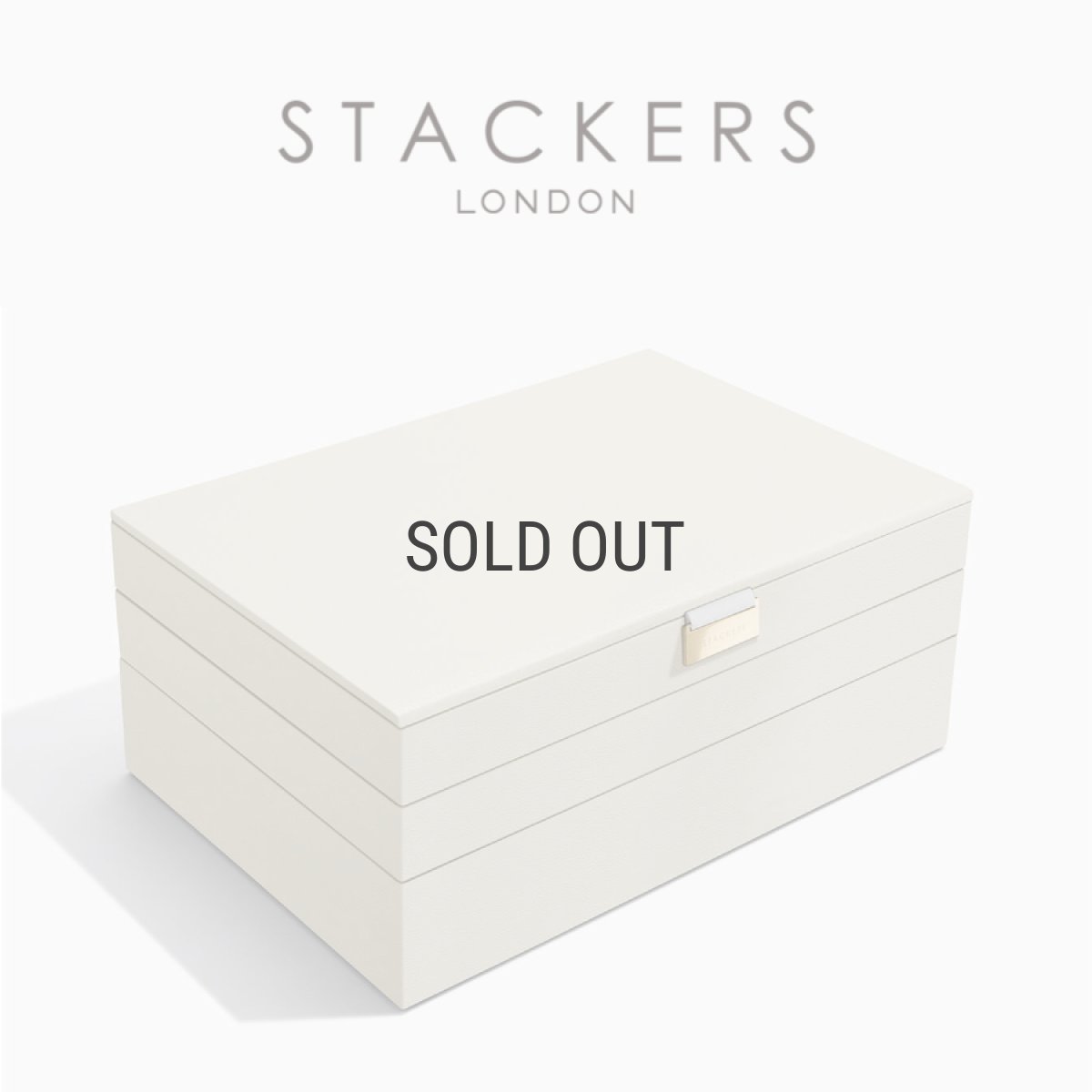 画像2: 【STACKERS】スーパーサイズ　ジュエリーボックス 　選べる3個セット　3set　オートミール　Oatmeal  　スタッカーズ　ロンドン　UK　 (2)