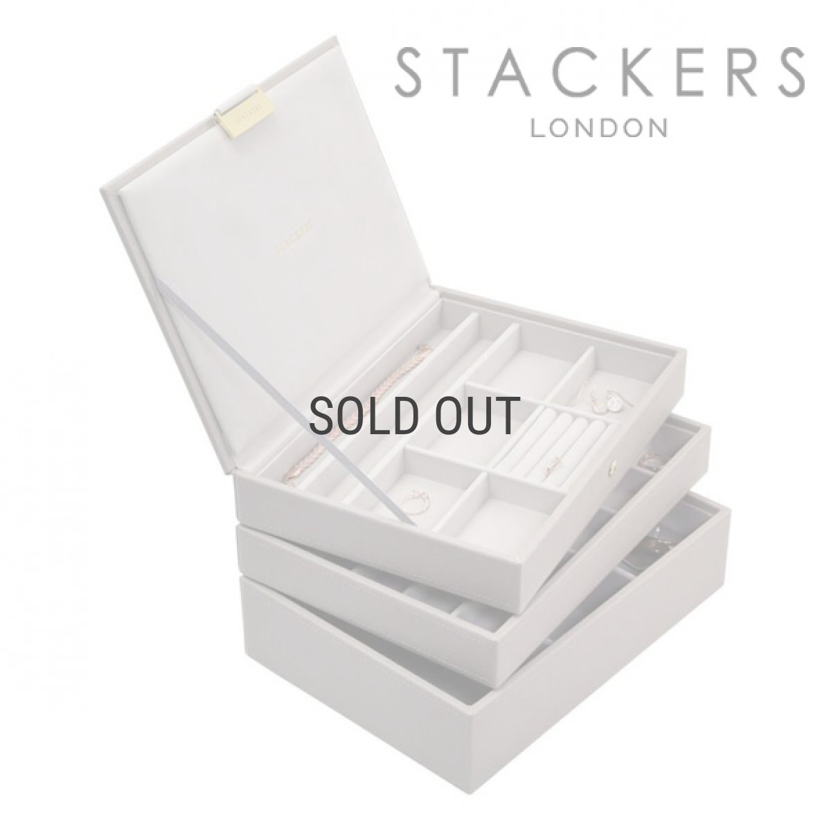 画像29: 【STACKERS】クラシック ジュエリーボックス 選べる3個セット トープ グレージュ Taupe  ロンドン JEWELLRY BOX (29)