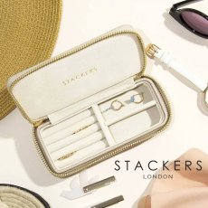 画像2: 【STACKERS】トラベル ジュエリーボックス M トープ グレージュ Taupe (2)