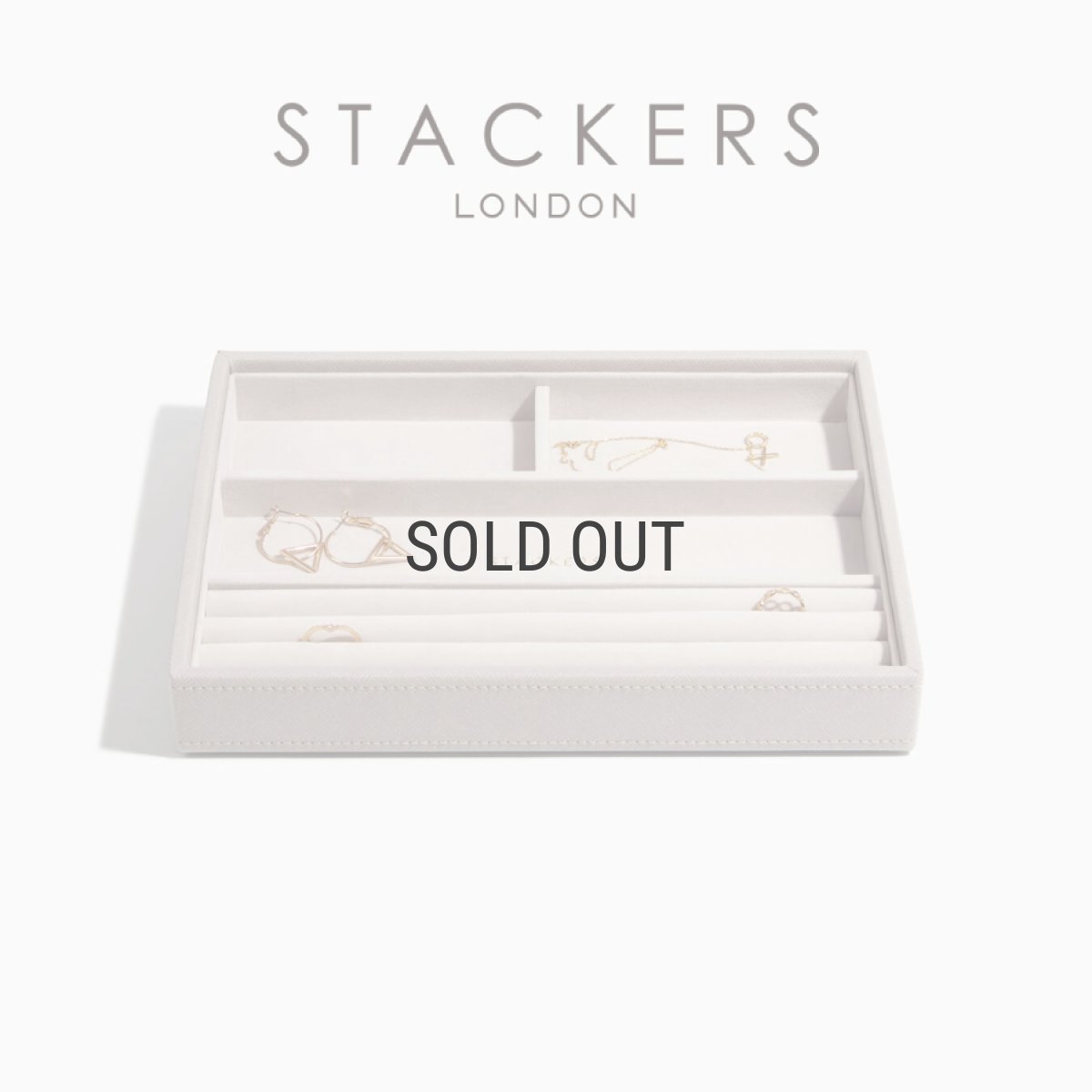 画像1: 【STACKERS】クラシック ジュエリーボックス 4sec  トープ グレージュ Taupe スタッカーズ ロンドン イギリス (1)