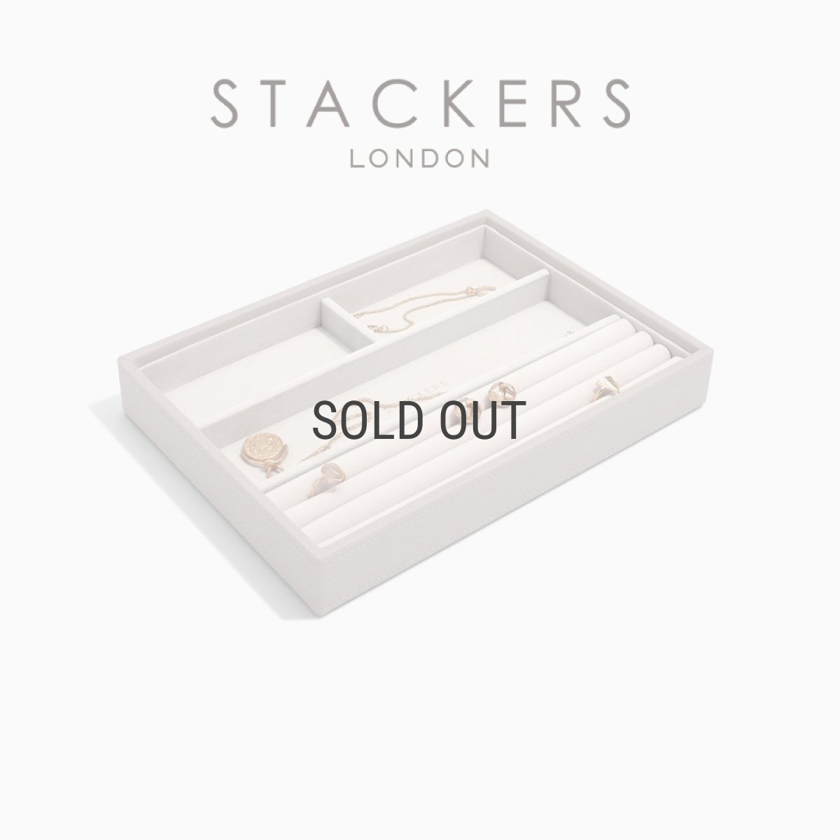 画像2: 【STACKERS】クラシック ジュエリーボックス 4sec  トープ グレージュ Taupe スタッカーズ ロンドン イギリス (2)