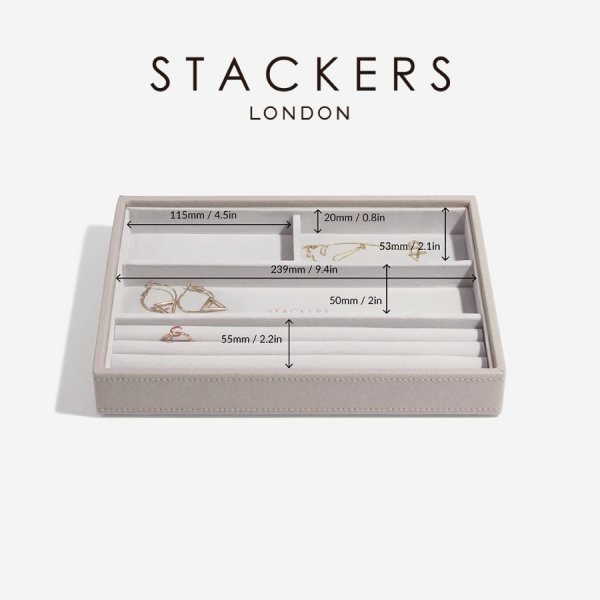 STACKERS】クラシック ジュエリーボックス 4sec トープ グレージュ