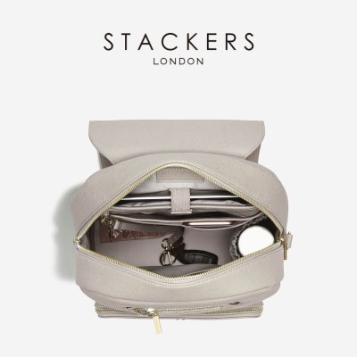 画像1: 【STACKERS】バックパック　トープ　Back pack Taupe グレージュ　リュック　イギリス　スタッカーズ　ロンドン