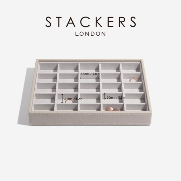 STACKERS】クラシック ジュエリーボックス 25sec トープ グレージュ STACKERS】クラシック ジュエリーボックス 25sec トープ グレージュ