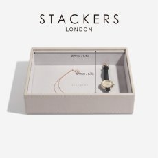 画像11: 【STACKERS】クラシック ジュエリーボックス　open オープン トープ グレージュ Taupe スタッカーズ ロンドン イギリス (11)