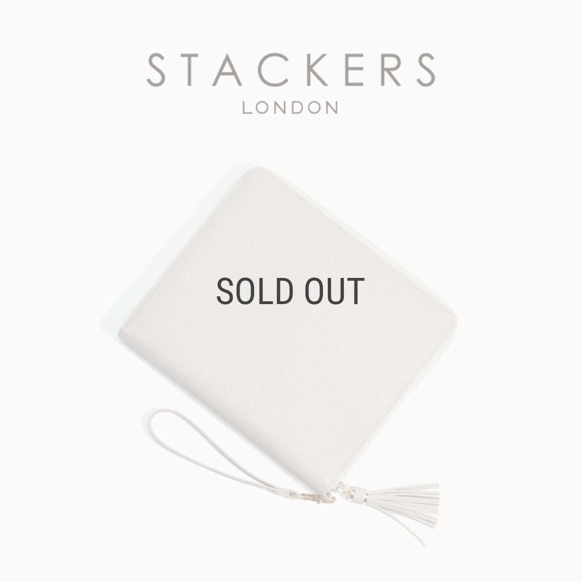 画像1: 【STACKERS】クラッチバッグ　グレージュ　アクセサリーケース　イギリス　ロンドン　スタッカーズ　UK (1)