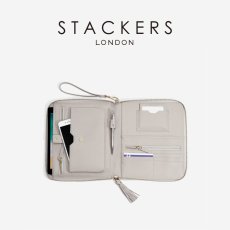 画像2: 【STACKERS】クラッチバッグ　グレージュ　アクセサリーケース　イギリス　ロンドン　スタッカーズ (2)