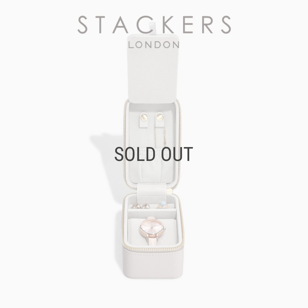画像11: 【STACKERS】ジュエリー＆ウォッチボックス　トープ   Taupe  76329 トラベル Travel Jewellery & Watch Box   スタッカーズ　イギリス　ロンドン (11)