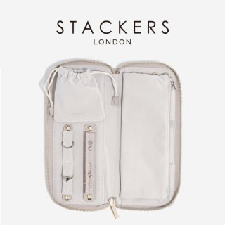 【STACKERS】メイクアップ バッグ Makeup Bag トープ グレージュ Taupe スタッカーズ イギリス ロンドン