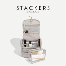 画像1: 【STACKERS】ハンギング ウォッシュバッグ　Hanging Wash Bag  トープグレージュ Taupe スタッカーズ (1)