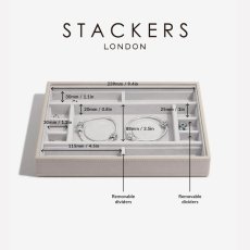 画像11: 【STACKERS】クラシック　ジュエリーケース 　Multi Bracelet Layer マルチブレスレットレイヤー　PANDORA 2 パンドラ2　ブレスレット　チャーム　トープ グレージュ　Taupe　イギリス　スタッカーズ　ロンドン (11)