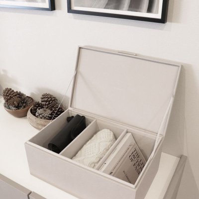 画像1: 【STACKERS】ストレージ ボックス M Storage Box M トープ グレージュ Taupe スタッカーズ