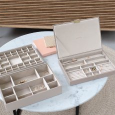 画像14: 【STACKERS】スーパーサイズ ジュエリーケース リッド Lid Taupe トープ グレージュ  スタッカーズ (14)