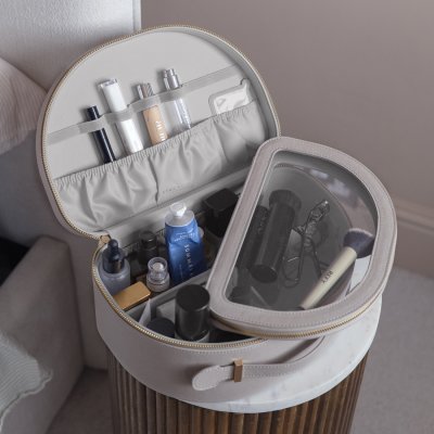 画像2: 【STACKERS】バニティ ケース　Vanity Case  トープ　Taupe　スタッカーズ　ロンドン　イギリス