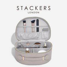 画像2: 【STACKERS】バニティ ケース　Vanity Case  トープ　Taupe　スタッカーズ　ロンドン　イギリス (2)