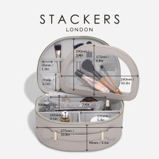 画像14: 【STACKERS】バニティ ケース　Vanity Case  トープ　Taupe　スタッカーズ　ロンドン　イギリス (14)