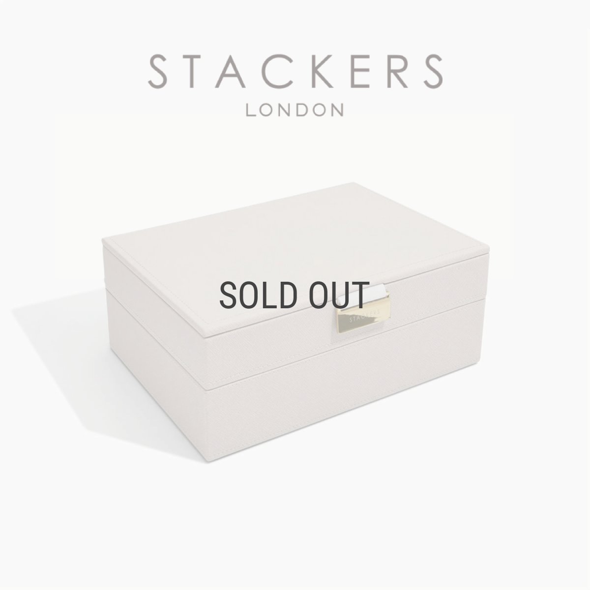 画像2: 【STACKERS】クラシック　ジュエリーボックス　選べる　2個セット 2set　トープ グレージュ　Taupe　スタッカーズ (2)