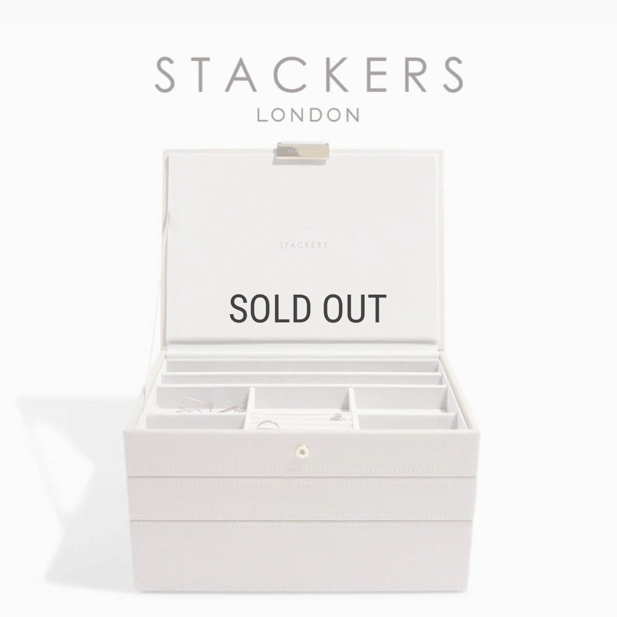 画像14: 【STACKERS】クラシック ジュエリーボックス 選べる3個セット トープ グレージュ Taupe  ロンドン JEWELLRY BOX (14)