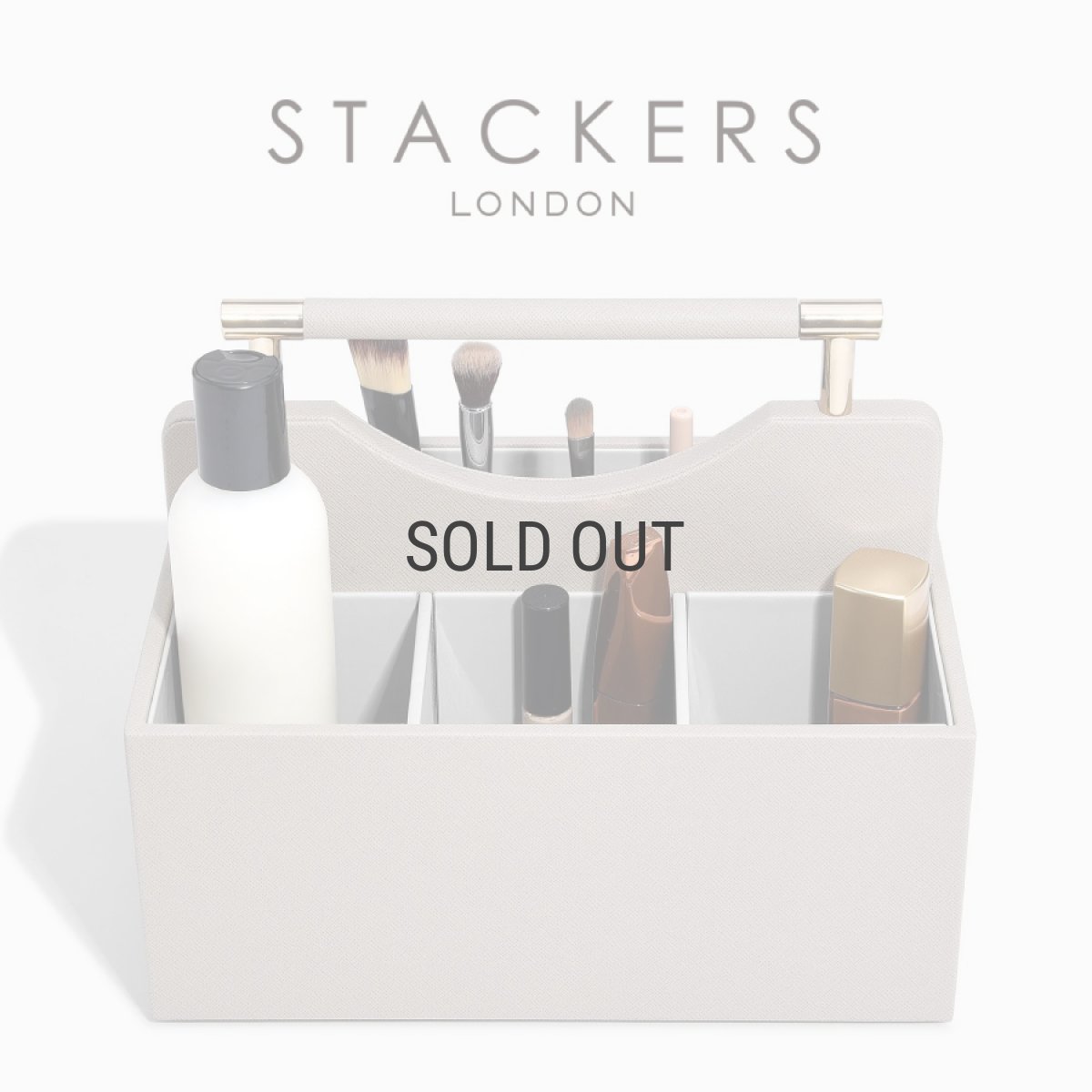 画像1: 【STACKERS】クラシックコスメティックオーガナイザー Classic Cosmetic Organiser トープ グレージュ Taupe スタッカーズ イギリス ロンドン (1)