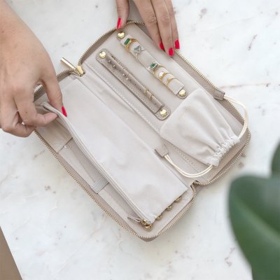 画像3: 【STACKERS】コスメジュエリーバッグ　CosmeJewelleryBag　トープグレージュ　Taupe　スタッカーズ　イギリス ロンドン