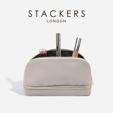 画像1: 【STACKERS】メイクアップ バッグ Makeup Bag トープ グレージュ Taupe スタッカーズ イギリス ロンドン (1)