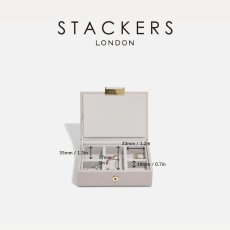 画像12: 【STACKERS】マイクロ　ジュエリーボックス　2個セット　2set　micro　トープ グレージュ Taupe　スタッカーズ (12)
