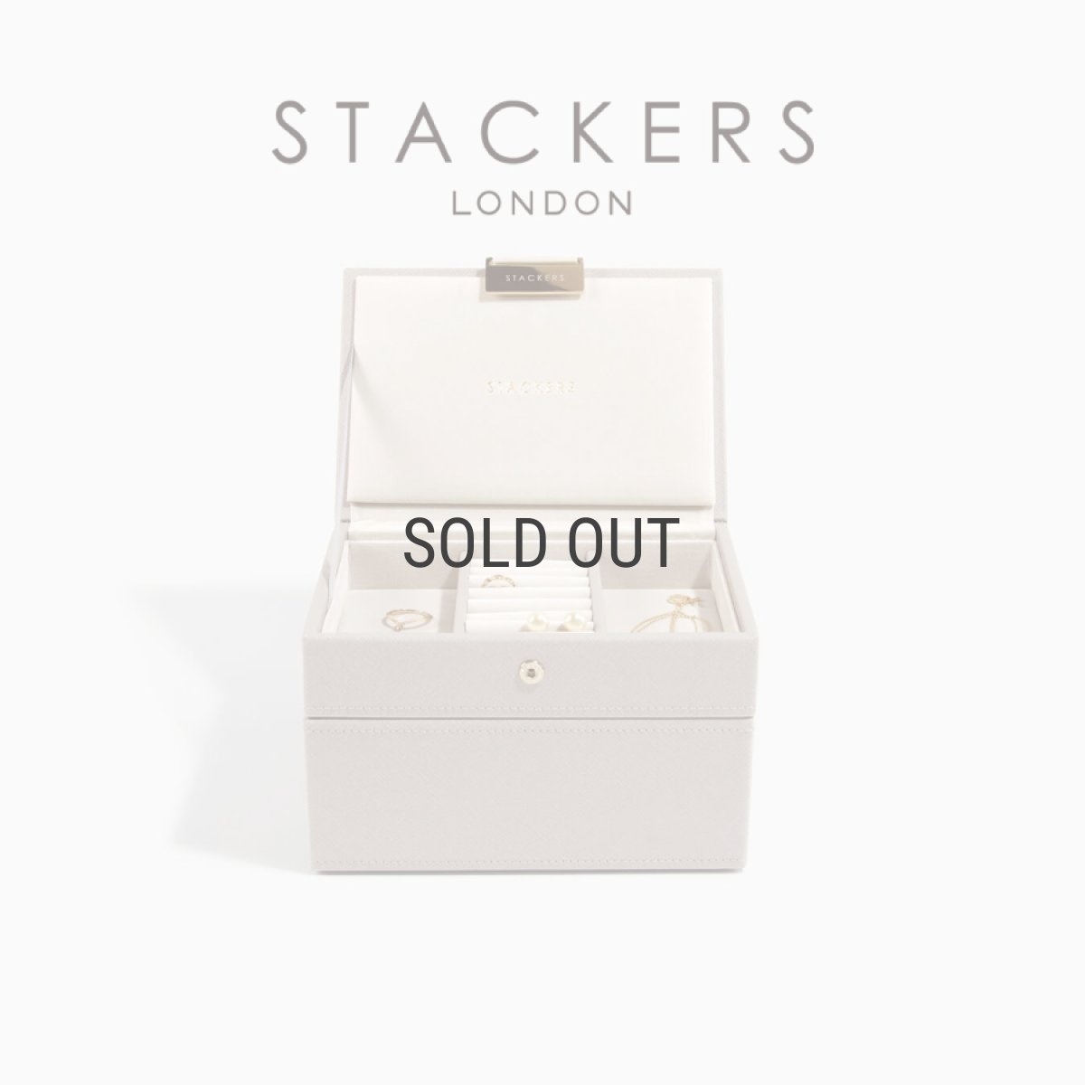 画像1: 【STACKERS】ミニ ジュエリーボックス 選べる2個セット 2set  トープ グレージュ Taupe スタッカーズ (1)
