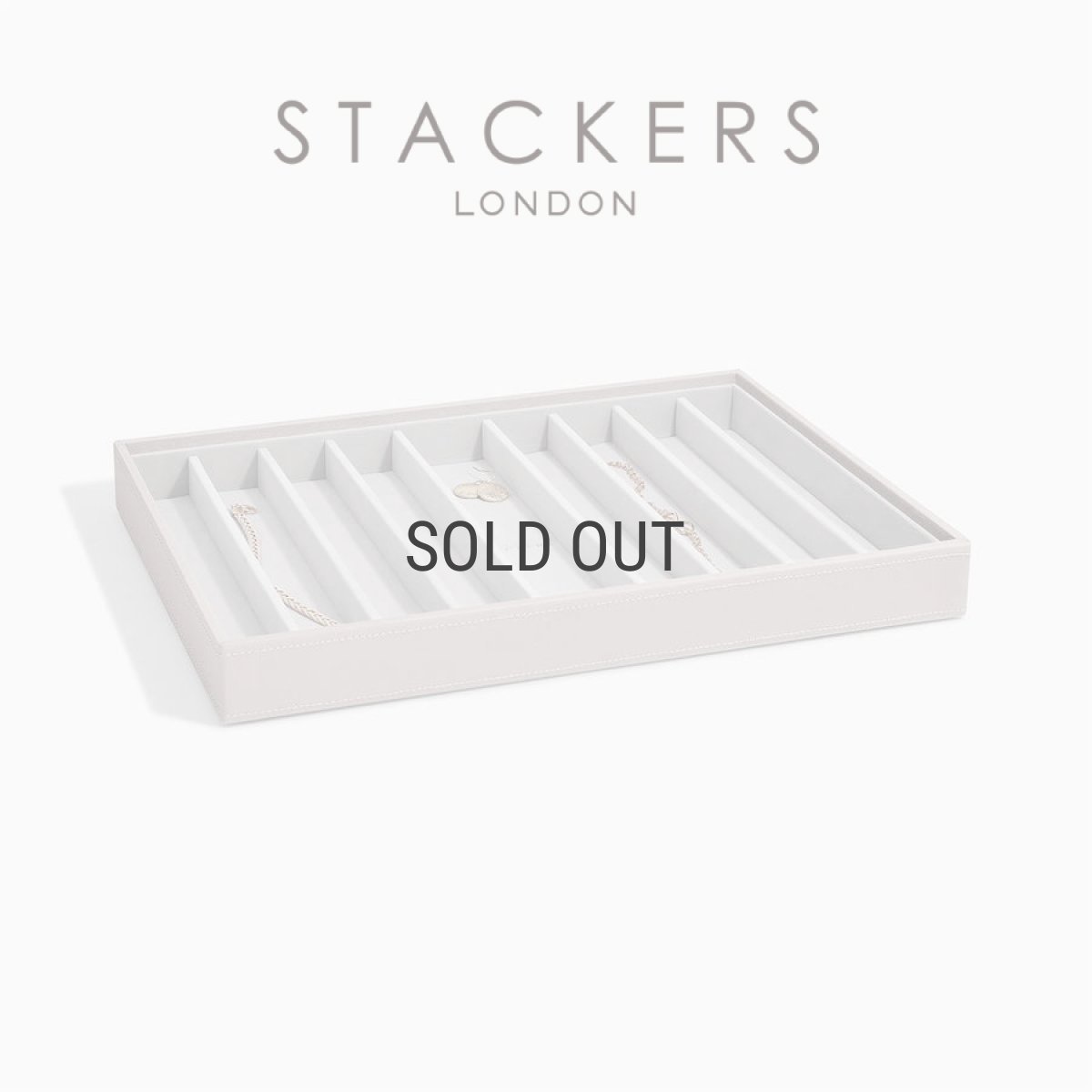 画像2: 【STACKERS】スーパーサイズ　ネックレス 9sec レイヤー　Supersize Necklace 9sec Layer トープ グレージュ Taupe スタッカーズ (2)