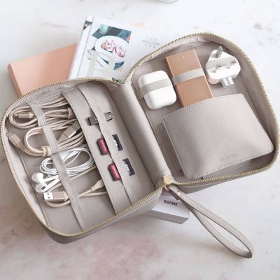 画像3: 【STACKERS】メイクアップ バッグ Makeup Bag トープ グレージュ Taupe スタッカーズ イギリス ロンドン