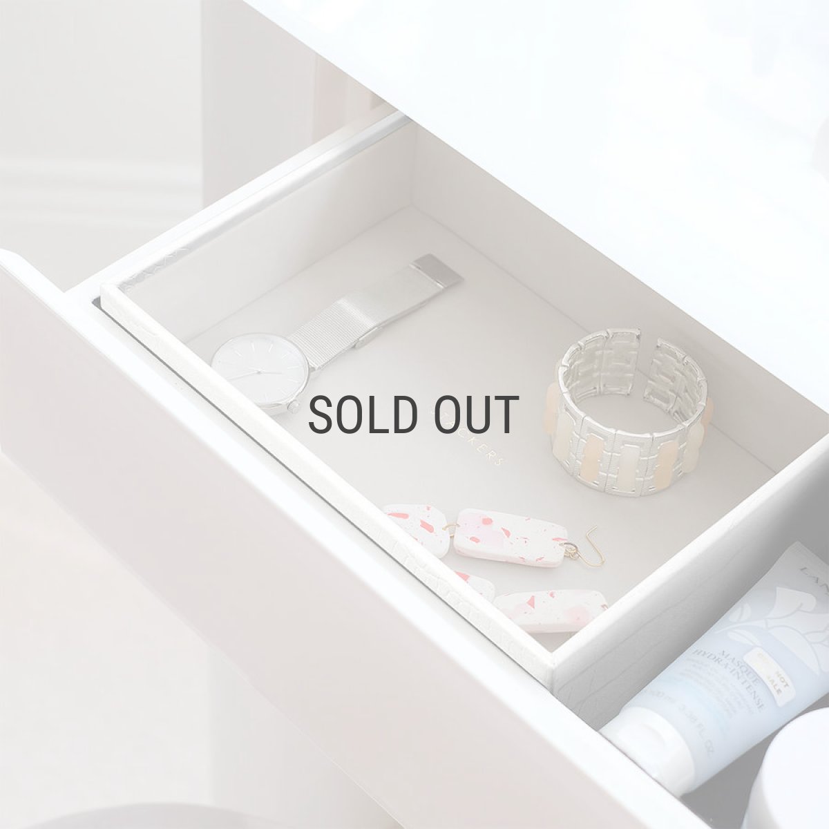 画像12: 【STACKERS】クラシック ジュエリーボックス  Open オープン  ホワイト　クロコ　White Croc スタッカーズ ロンドン イギリス (12)